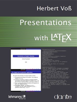 cover image of Presentations with LaTeX